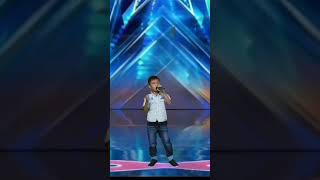 This 6 year old has given the jury goosebumps with this childs voiceagt2024shortsairsupplyvoice [upl. by Ahsilam]