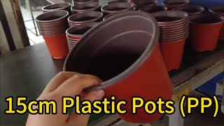 Cheap 15cm Plastic Nursrey Pots Manufacturer [upl. by Dodson544]