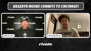 2023 ATH Braedyn Moore commits to Cincinnati [upl. by Lyns]