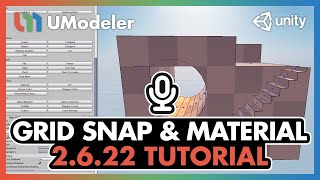 Introduction  UModeler 2622  New Grid Snap and Material Tool [upl. by Wickham]