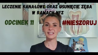 NIESZORUJ leczenie kanałowe i ekstrakcja w ramach NFZ  podstawowe informacje część 2 odcinek 11 [upl. by Aicelaf]