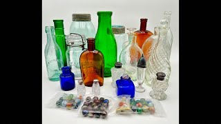 Bottles and mason jars antique auction bid buy Win livestream [upl. by Acinor]