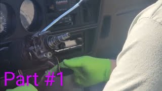 1990 Dodge D350 Steering Column Swap Part1 [upl. by Durst]