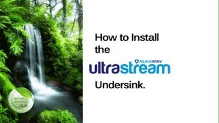 Installing the Alkaway UltraStream Water Ionizer undersink [upl. by Ahseem202]