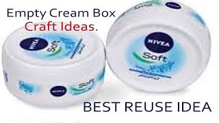 Best out of waste empty Cream Box Craft IdeaReuse Idea [upl. by Lauretta]