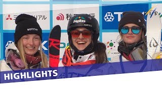 Olympic Champion Perrine Laffont earns victory in Tazawako Moguls  Highlights [upl. by Nimesh640]