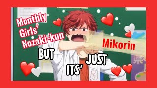 Monthly Girls Nozakikun Mikorin being an adorable mess for 1 minute❤️❤️English Dub [upl. by Eical]