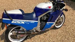 1988 Gsxr 1100 slabside walk around [upl. by Atekahs961]