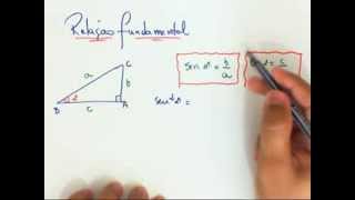 Aula 03  Relação fundamental da trigonometria [upl. by Reivad]