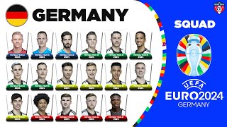 GERMANY SQUAD EURO 2024  UEFA EURO 2024 [upl. by Yelats]