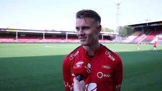 Intervju  Emil er klar for sin første Conference Leaguekamp med Brann [upl. by Beghtol]