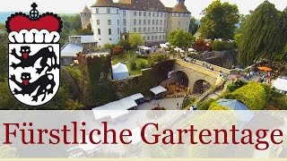 Fürstliche Gartentage auf Schloss Langenburg Baden Würtemberg  Das Event für die ganze Familie [upl. by Kealey]