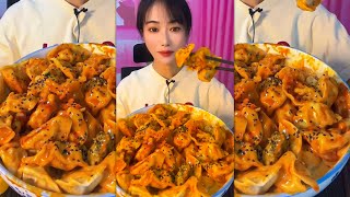 Delicious food eating Tasty ASMR Dim sum with Chili sauce SUR MIAN 먹방 494 [upl. by Elram]