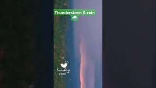 Mudipu thunderstorm thunderstormsounds rain mangalore [upl. by Eltsyrc]