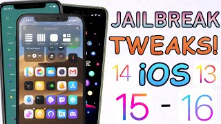 Top 10 Best Jailbreak Tweaks for IOS 15  16 [upl. by Nerrak]