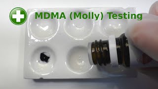 Molly MDMA Test Kit Demo  Color Reactions With Three Tests Marquis Mecke Simons [upl. by Antone]