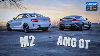 BMW M2 amp AMG GTS  pure SOUND 60FPS [upl. by Esimehc]