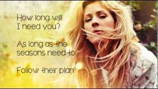 Ellie Goulding  How Long Will I Love You Lyrics [upl. by Onilecram]