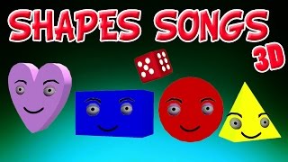 The Shapes Song  Shapes for children  Learn Shapes  Shapes Song Collection [upl. by Analli]