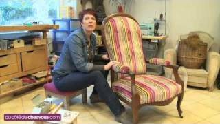 Restaurer un fauteuil Voltaire [upl. by Zetta]