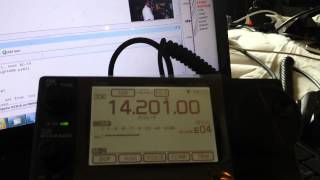 Icom ic7100 connected to HRDLOG [upl. by Siramaj]