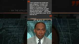 Stephen A RESPONDS to Kevin Durant calling him a ‘clown’ 👀 shorts [upl. by Rehttam]