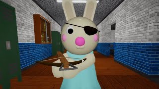 ROBLOX PIGGY NON INFECTED BUNNY JUMPSCARE  Roblox Piggy RolePlay [upl. by Llebanna]