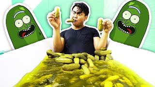 PICKLE BATH CHALLENGE [upl. by Niwred]