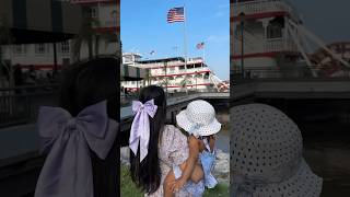 Riverboat cruise on the Mississippi River in New Orleans travel shorts [upl. by Anagrom547]