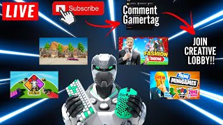 Playing Fortnite Creative With Subscribers [upl. by Landan]