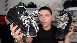 GUM SOLE LANVIN Black Zig Zag Curb Sneaker Review  ON FOOT [upl. by Lopes]