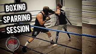 Boxing Sparring Session Light vs Heavy [upl. by Boeke]