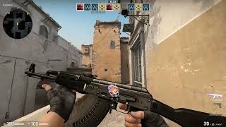 CSGO AK47 Slate with Kawaii T Sticker  Gameplay [upl. by Nahij691]