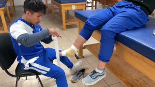 Funcional Ankle taping [upl. by Eltsirk]