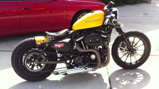 Iron 883 bobber chrome yellow [upl. by Lesko]