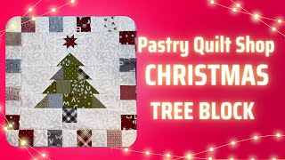 Sew With Me Christmas Tree block from Pastry Shop Quilts Subscription Box 22 [upl. by Sheilah]