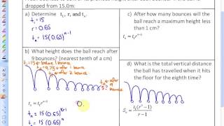 1314 Word Problems amp Geometric Sequences and Series [upl. by Kline]