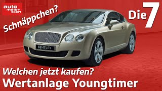 7 Youngtimer die ihr jetzt kaufen solltet  NeoKlassiker als Wertanlage I auto motor und sport [upl. by Belanger499]