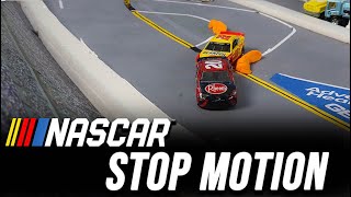 Christopher Bells first win like youve never seen it  NASCAR Stop Motion [upl. by Collin190]