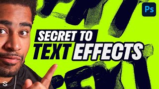 Secret Method to Creating Photoshop Text Effects [upl. by Anirbus484]