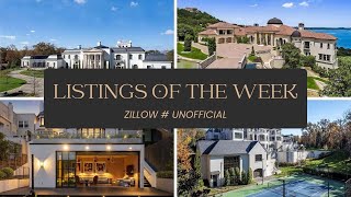 Three luxury listings on Zillow  hightlights of the week [upl. by Eimmit]