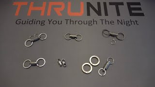 NEW Thrunite EDC Tools Titanium Keyring amp Quick Release Keychain [upl. by Rea]