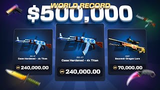 WORLD RECORD CASHOUT 500000 WIN [upl. by Haiel]