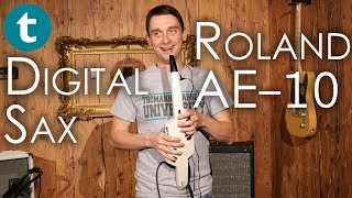 Roland  Aerophone AE10  digital wind instrument  Demo [upl. by Urbani]