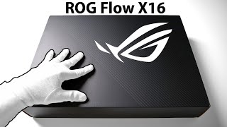 The Future of Gaming Laptops ROG Flow X16 Unboxing  Gameplay [upl. by Landry]