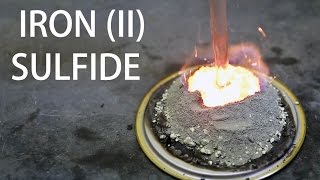 Making Iron II Sulfide [upl. by Lehmann]