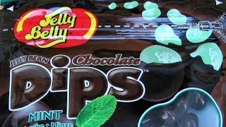 Jelly Belly Jelly Bean Chocolate Dips MINT [upl. by Enilarac]