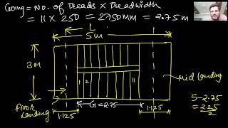 DESIGN OF DOG LEGGED STAIR CASE [upl. by Niroht]