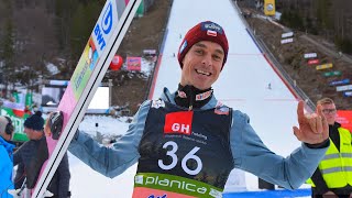 SKOKI NARCIARSKIE PŚ PLANICA 26032021  OSTATNIA 10 [upl. by Missie829]