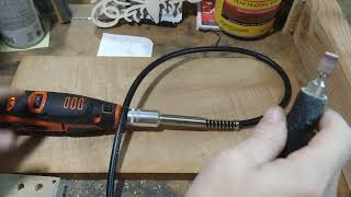 How to use a flex shaft on rotary tool [upl. by Yaakov]